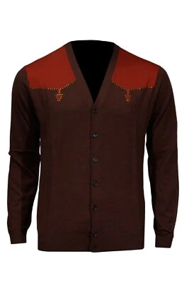 Authentic Dsquared 2 Men's wool sweater cardigan US L - Image 1 of 4