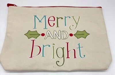 Тридцать один большой молнии мешок веселый и яркий Рождество новый 100% хлопок - Изображение 1 из 4