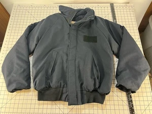 US Navy Shipboard Jacket Flame Resistant Cold Weather Aramid Military Blue USN - Picture 1 of 10