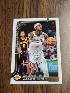 2025-26 Topps Basketball - Jarred Vanderbilt, Los Angeles Lakers #155 - Foto 1 di 2