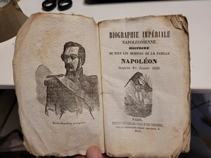 Biographie Imperiale Napoleonienne. Histoire De La Famille De Napoleon 1849 - Picture 1 of 4