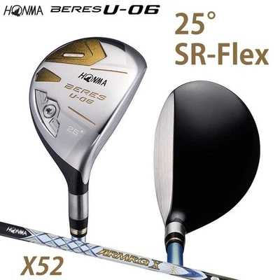 HONMA BERES U-06 Hybrid Utility 25° 2Star ARMRQ X52 Graphite SR-Flex Japan NEW - Image 1 of 4