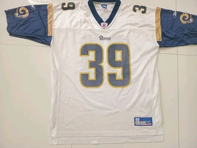 Camiseta de fútbol Reebok NFL Equipment Steven Jackson #39 St. Louis Rams talla XL Foto 1 de 4