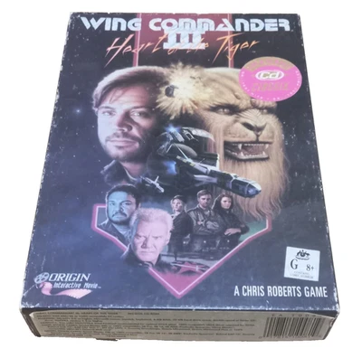 Wing Commander III: Heart of the Tiger PC Game CD Rom 1994 Big Box - Image 1 of 4