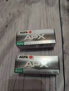 AGFA Agfapan APX 400 Schwarzweiß Professional 120 Film - abgelaufen 2010 2 Rollen - Bild 1 von 7