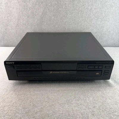 Sony CDP-CE305 5 Disc CD Changer Carousel Compact Disc Player No Remote Tested - Image 1 of 4
