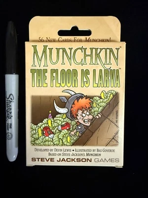 Munchkin The Floor is Larva Expansión Expansión Juego de Cartas Steve Jackson NUEVO Foto 1 de 2