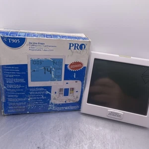 T905 PRO1 Thermostat Single Stage 1 Heat,1 Cool Battery Or Hardware 7 Day - Picture 1 of 7