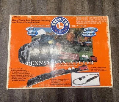 LIONEL 6-31913 Pennsylvania Flyer 0-27 BOX + INSERTS - EMPTY BOX ONLY - Image 1 of 4