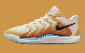 Nike Men's KD 17 "Sunrise" University Gold Basketball Shoes FJ9487-700 SIzes - Picture 1 of 8