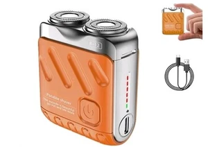 Electric Mini Portable Razor Luggage Design for Men,Double-Ring Magnetic Cutter - Picture 1 of 7