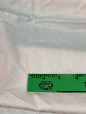 Vintage Fabric Solid Light Pink Cotton Blend Smooth 2.5 yd X 60" NOS - Image 1 of 4