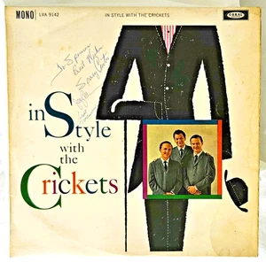 THE CRICKETS In Style With * SIGNIERT X 3! * UK LP Coral LVA 9142 EX/VG+ 1960 - Bild 1 von 5