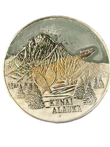 Sovereign Nation of the Kenaitze 24.6 Gram .999 Fine Silver Toned - Picture 1 of 2