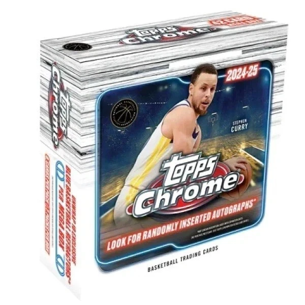 Mega caja de baloncesto cromada Topps 2024-25 sellada Foto 1 de 1