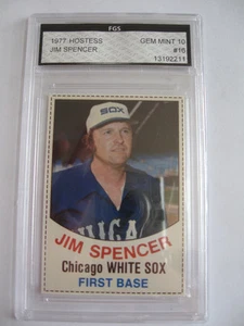 1977 JIM SPENCER HOSTESS CARD  FGS GEM MINT 10   TUB P - Picture 1 of 2
