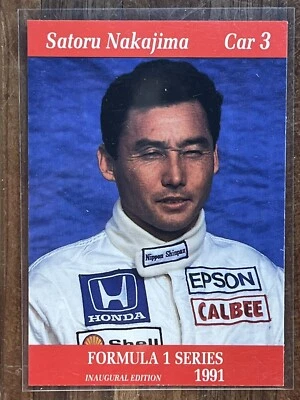 1991 Carms Formula One #7 Satoru Nakajima Rookie RC Japan Racing Legend - Image 1 of 2
