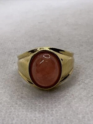 HERMOSO Anillo Damas Estilo Cúpula Cuarzo Rosa 2.29CTW Oro Amarillo Sólido 17K 5.7gr Foto 1 de 4