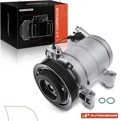 Compresor de aire acondicionado A-Premium con embrague para Nissan Sentra 2002-2006 L4 2,5 L DKV14G Foto 1 de 4