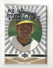 2003 Upper Deck Game Face (1-120) - OAKLAND A's Team set 