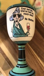 Hallmark Maxine Ceramic Wine Glass Goblet Funny Comic - Picture 1 of 3