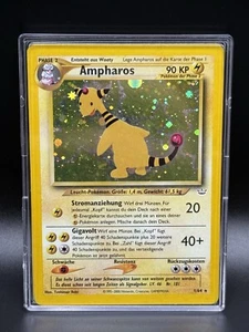 Pokemon Ampharos Neo Revelation 1. Edition Holo Rare SWIRL 1/64 WOTC 2001 - Bild 1 von 2