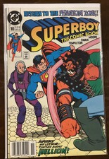 Superboy #10 VF+ 8.5 NEWSSTAND DC COMICS 1990 PHANTOM ZONE