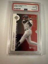 2008 Ultimate Collection #56 Derek Jeter HOF #/350 PSA 10 Gem Mint Yankees