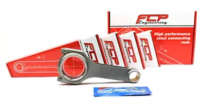 FCP H-BEAM FORGED STEEL CONRODS 135mm FOR BMW 2002 E10 E12 E21 M10 STAHLPLEUEL - Picture 1 of 4