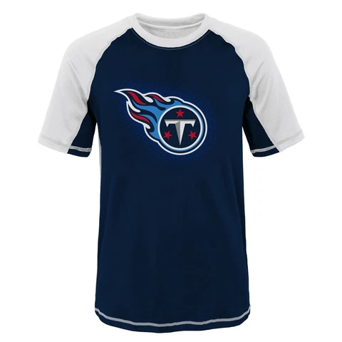Outerstuff NFL Youth Tennessee Titans Short Sleeve Rash Guard Shirt Cover