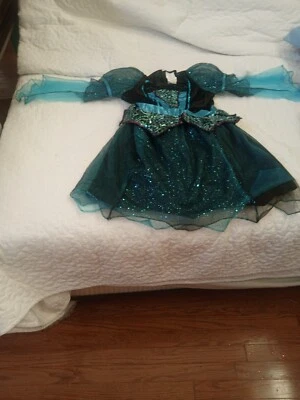 Costumes for girl black/blue dress ribbon accent trim Size 7/8 - Image 1 of 3