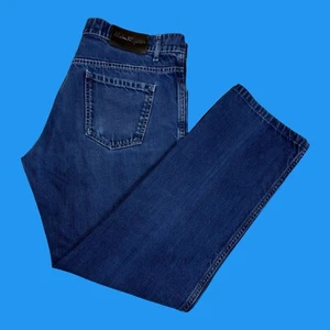 Salvatore Ferragamo Jeans Herren 52 36x30 Medium Blue Wash Designer Luxus Denim - Bild 1 von 23