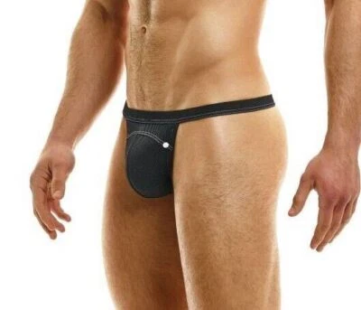 Modus Vivendi Jeans Thong Denim Roomy Pouch Charcoal 05014 158 - Image 1 of 4