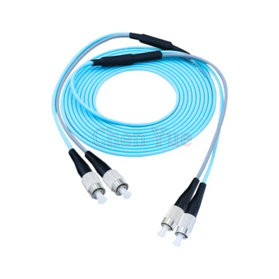 150M 10G OM3 Fiber Patch Cord FC-FC 3.0mm MM 50/125 Duplex Armored Fiber Cable - Image 1 of 4