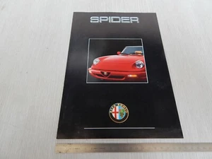 BROCHURE DEPLIANT ORIGINALE ALFA ROMEO SPIDER 1990 - Imagen 1 de 6
