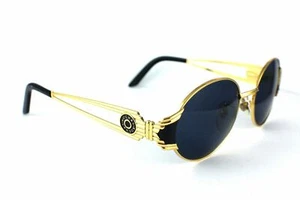 ROCHAS / PARIS / GAFAS DE SOL / DORADAS Y NEGRAS / 50/20/135 MM / ESTILO RETRO /9036/04 A / NUEVAS - Imagen 1 de 3