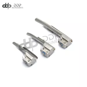 Set Of 3 Pieces Miller Blade #00 #0#1 Ent Anesthesia Surgical Instrument LS-3121 - Picture 1 of 3