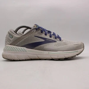 Brooks Adrenaline GTS 22 Womens 9.5 Gray Running Gym Shoes 1203531B045 - Picture 1 of 9