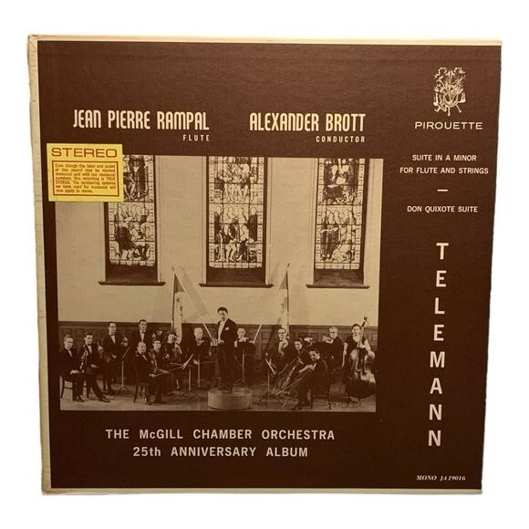 LP Georg Philipp Telemann - Suite In A Minor For Flute And Strings Vinyl Record - Image 1 of 2