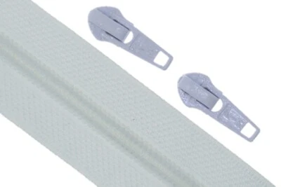 Endlos Reißverschlüsse Reißverschluss Kunststoff meterware 1 Meter + 2 Zipper - Bild 1 von 4