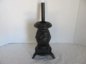 Old Mountain 13" Cast Iron Potbelly Style Wood Stove - Decorative, Small, Reprod - Picture 1 of 12