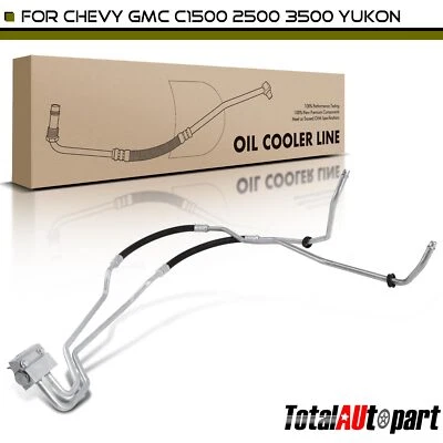 Conjunto de manguera de enfriador de aceite de motor para Chevrolet Silverado 1500 Tahoe GMC Cadillac Foto 1 de 4