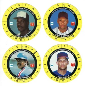 1991 Cadaco Game Discs Semi Stars - 8 Disc - Picture 1 of 4