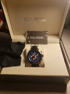Paul Perret Swiss Chronograph Gaston Men's Watch - Picture 1 of 7