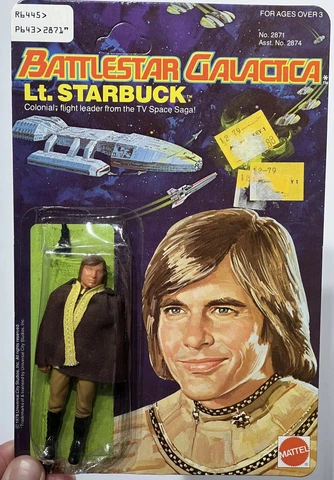 Vintage 1978 Mattel Battlestar Galactica Lt Starbuck Sealed UNPUNCHED MOC Mint Cover