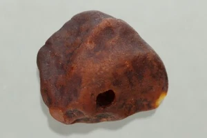Large Genuine BALTIC AMBER Natural Hole Rough Nugget Stone Piece 17.3g 210303-4 - Picture 1 of 9
