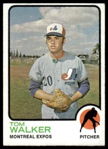 1973 Topps Tom Walker Rookie Montreal Expos #41 - Foto 1 di 2