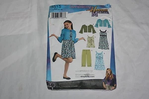 Vintage Simplicity Pattern #3515 Hanna Montana Size AA 8-16 Girls Jacket/Pants - Picture 1 of 1