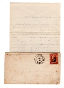 USA - Plainfield ILL - Illinois 1884 - Double Ring CDS - Cover / Letter - - Picture 1 of 2