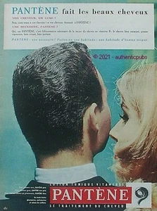 PUBLICITE PANTENE LOTION TONIQUE POUR CHEVEUX DE 1959 FRENCH AD PUB VINTAGE - Imagen 1 de 1